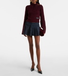 Patou Bow-detail wool and cashmere sweater