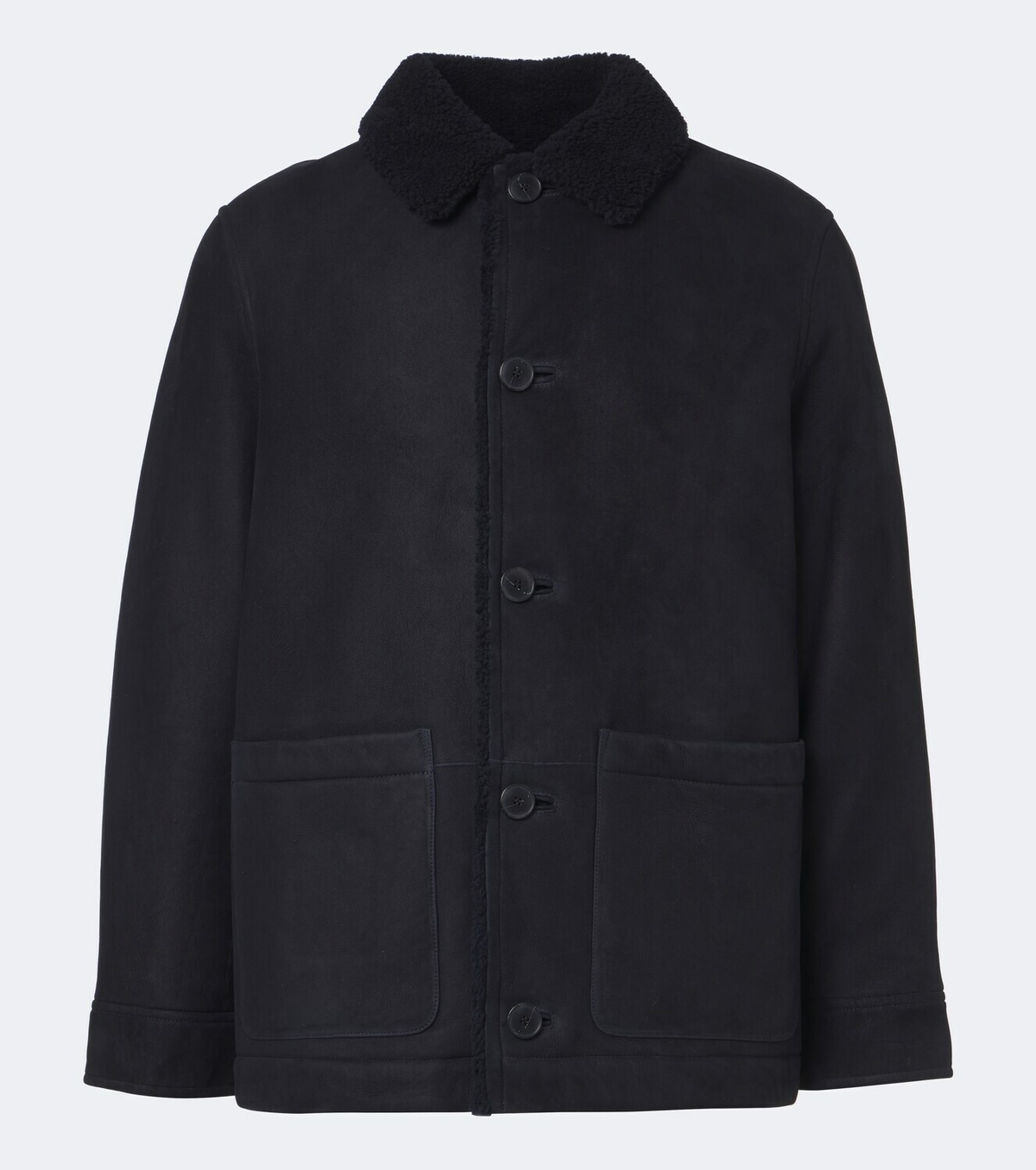Yves Salomon Shearling-lined leather jacket