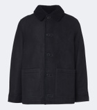 Yves Salomon Shearling-lined leather jacket