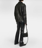 Acne Studios Linor oversized belted leather jacket
