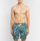 Onia - Long-Length Printed Shell Swim Shorts - Men - Blue