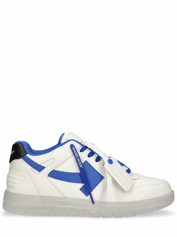 Photo: OFF-WHITE Out Of Office Leather Sneakers