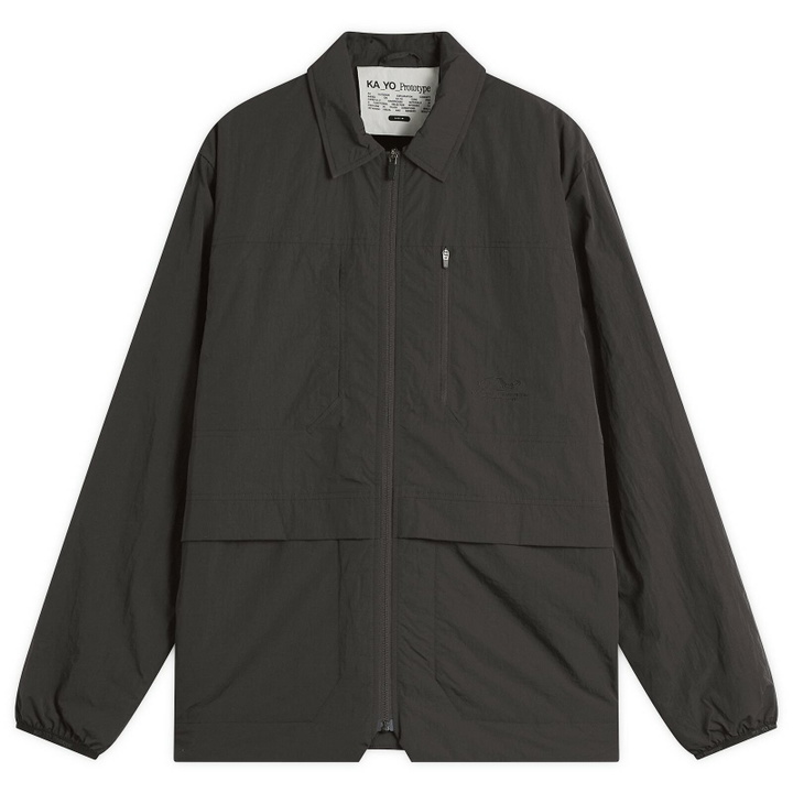 Photo: KA_YO_Prototype Men's Insulated Overshirt in Black