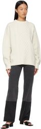 DRAE Off-White Wool & Cashmere Sweater