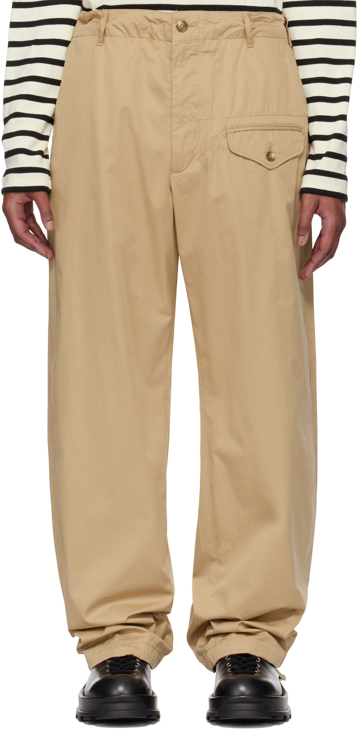 Engineered Garments Beige Gurkha Trousers Engineered Garments