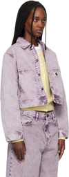 Carhartt Work In Progress Purple Arca Denim Jacket