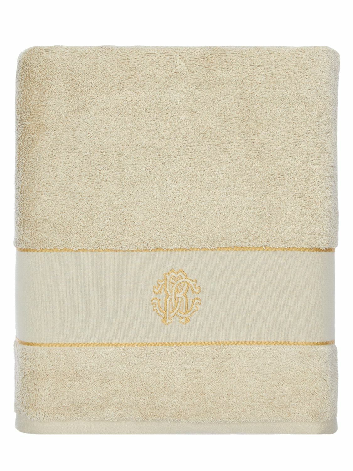 ROBERTO CAVALLI Gold New Beach Towel