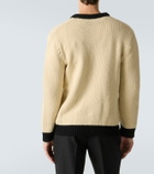 Valentino Embroidered virgin wool cardigan