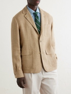 Polo Ralph Lauren - Linen and Cotton-Blend Woven Blazer - Neutrals