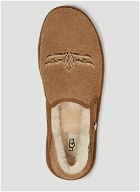 Kenton Embroidered Shoes in Brown