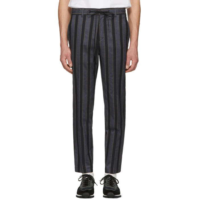 Christian Dada Navy Stripe Trousers Christian Dada