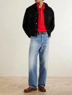 Visvim - Social Sculpture 01 Wide-Leg Distressed Selvedge Jeans - Blue