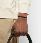 Miansai - Silver-Tone, Nylon and Steel Rope Bracelet - Black