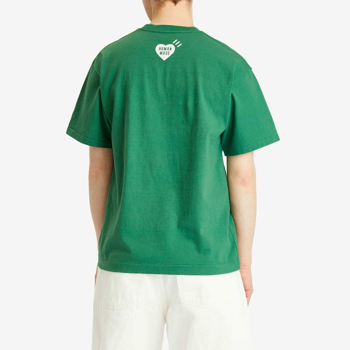 Human Made Men's Fishing Duck T-Shirt in Green Human Made