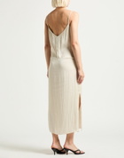 Maje Womens Midi dress Ivory