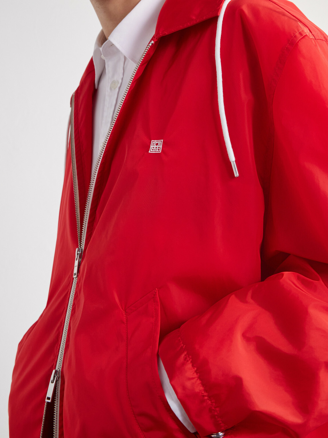 TOTEME - Shell Hooded Jacket - Red