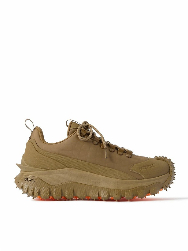 Photo: Moncler Genius - Roc Nation Trailgrip Rubber-Trimmed Shell Sneakers - Green