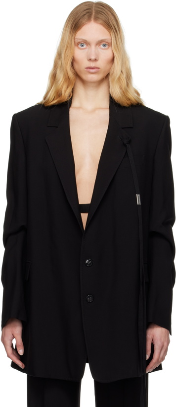 Photo: Ann Demeulemeester Black Agnes High Comfort Tailorerd Blazer