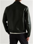 Mr P. - Leather Blouson Jacket - Green