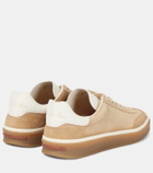 Loro Piana Tennis Walk suede sneakers