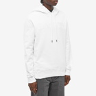 Lanvin Men's Logo Popover Hoody in Optic White