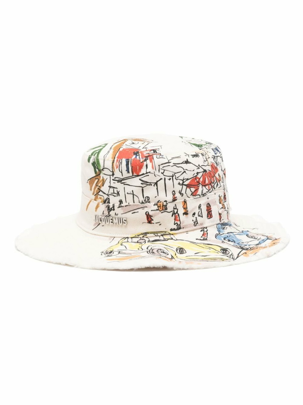 Photo: Jacquemus White Artichaut Sun Hat