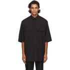 Fear of God Ermenegildo Zegna Black Matt Oversized Shirt