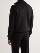 TOM FORD - Merino Wool Half-Zip Sweater - Black