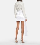 Peter Do - Pleated asymmetric miniskirt
