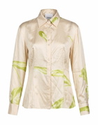 Erika Cavallini Womens Shirt in Beige