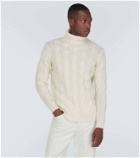 Thom Sweeney Cable-knit cashmere sweater