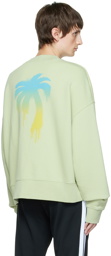 Palm Angels Green 'The Palm' Sweatshirt