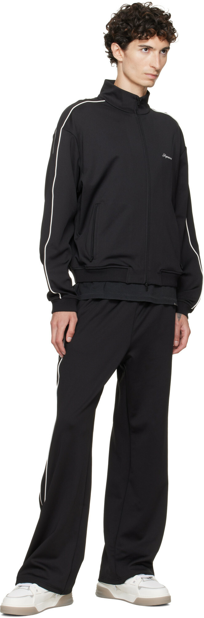 Represent Black Taped Track Jacket
