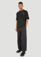 Elasticated Waist Track Pants in Black