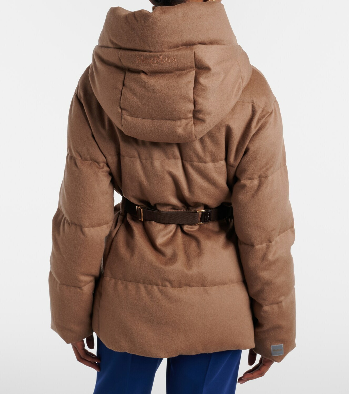 Max Mara The Cube Corona camel hair puffer jacket