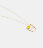 Aliita Tequila 9kt yellow gold necklace with enamel