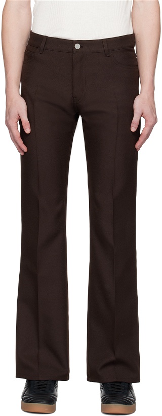 Photo: Courrèges Brown Bootcut Trousers