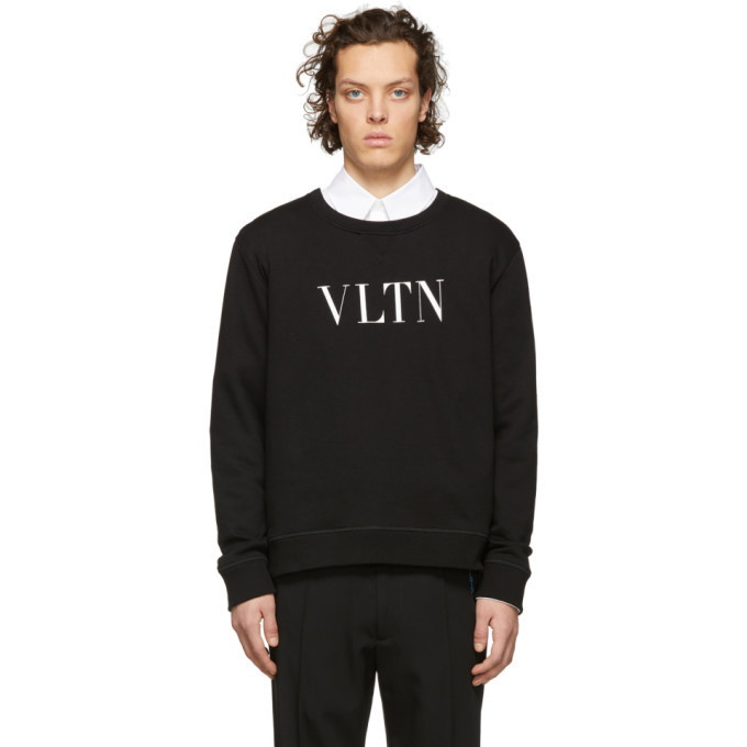 Photo: Valentino Black VLTN Logo Sweatshirt