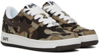 BAPE Brown Cookie Camo 2 BAPE STA Sneakers