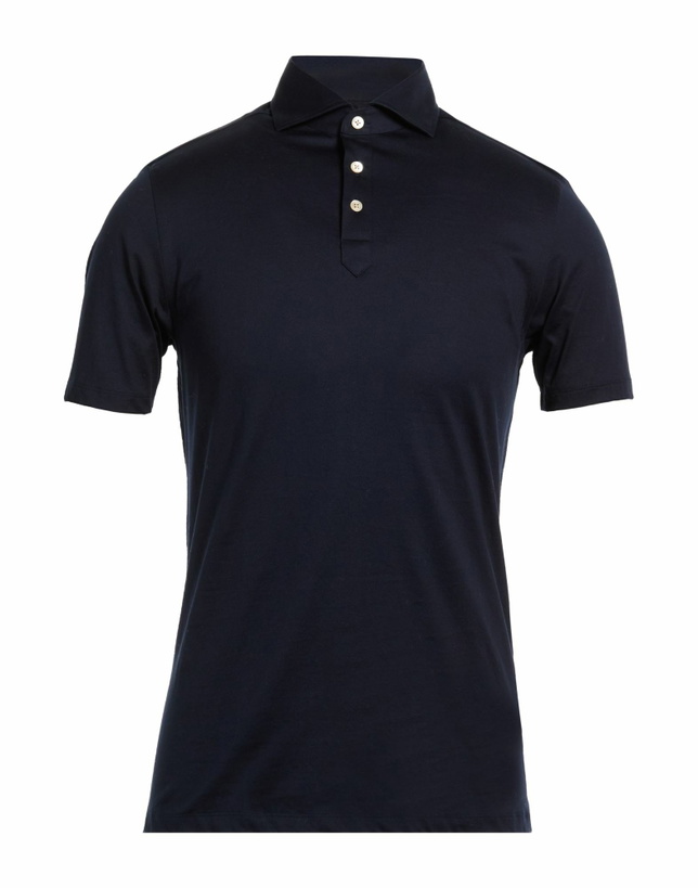 Photo: Boglioli Mens Polo shirt Midnight in Blue