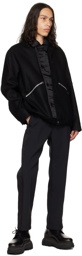 sacai Black Layered Jacket