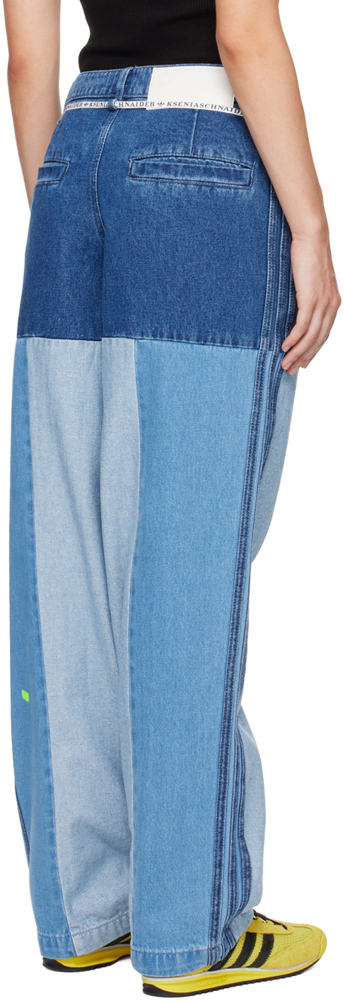 ボトムスその他 adidas KSENIASCHNAIDER Patchwork Jeans Denim IU2463 New Adidas Original X KSENIASCHNAIDER PATCHWORK JEANS IU2463