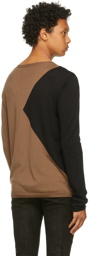 FREI-MUT Brown & Black Merino Equinox Sweater