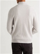 Sease - Reversible Cashmere and Cotton-Blend Cardigan - Neutrals
