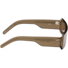 Rick Owens Brown Tower Geth Sunglasses