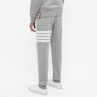 Thom Browne Men's Engineered Stripe Sweat Pant in Light Grey