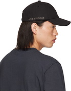 Acne Studios Black Cotton Ripstop Cap