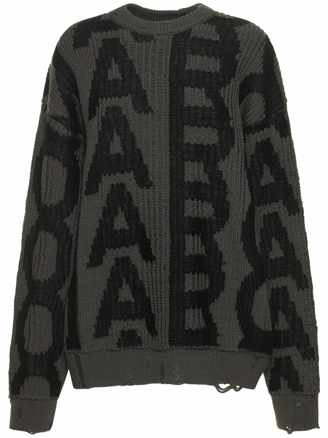 Photo: MARC JACOBS - Monogram Distressed Sweater