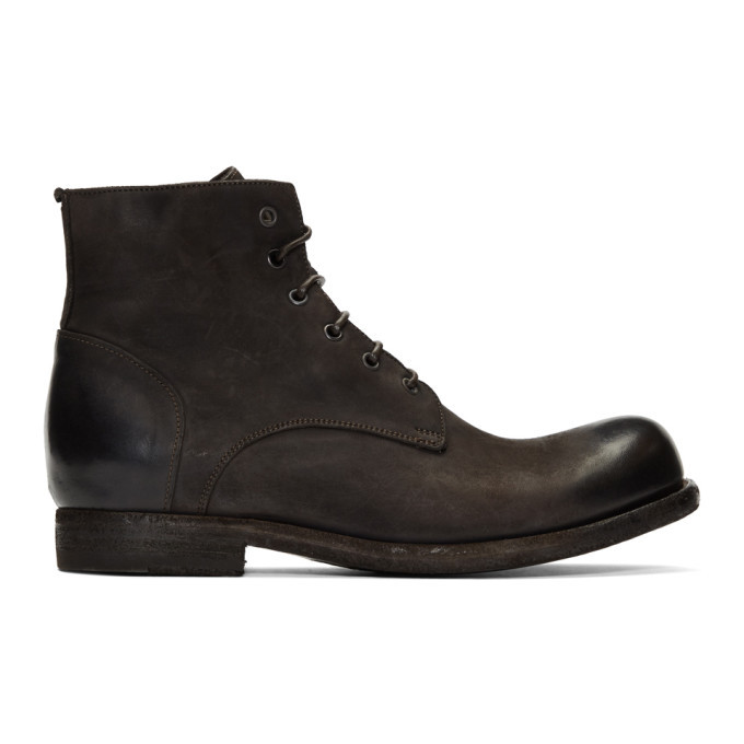 Photo: Officine Creative Brown Bubble 3 Boots