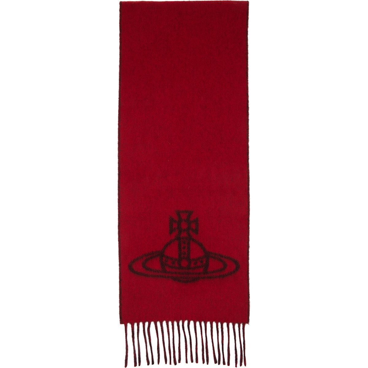 Vivienne Westwood Black & Red Double Face Scarf